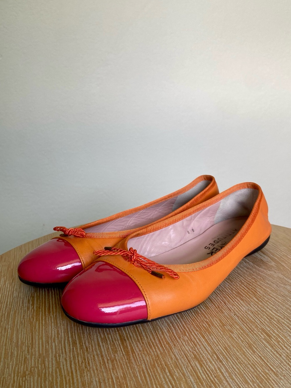 PAUL MAYER WOMEN’S BRAVO LEATHER BALLET FLAT Size 8